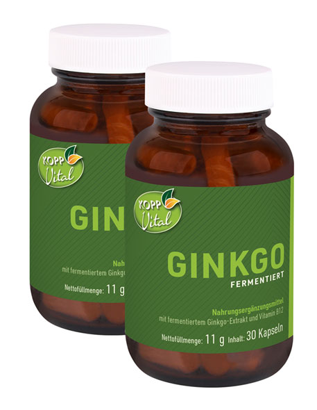Kopp Vital   Ginkgo fermentiert / 75 mg / 30 Kapseln