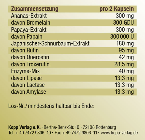 Kopp Vital   Enzymkomplex / 60 Kapseln03