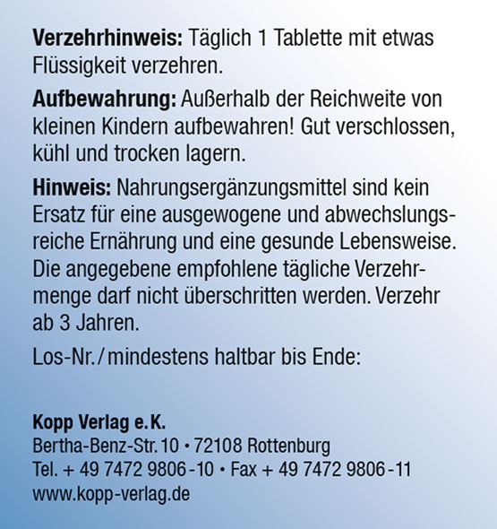 Kopp Vital   Bor / 3 mg / 365 Tabletten02