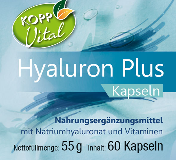 Kopp Vital   Hyaluron Plus / 450 mg / 60 Kapseln01