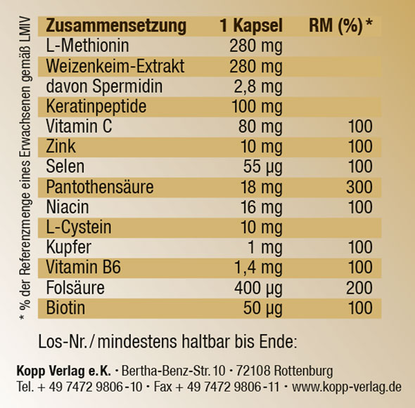 Kopp Vital   Haarstark / 30 Kapseln02