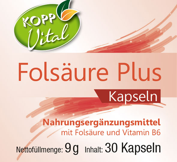 Kopp Vital   Folsure Plus / 600  g / 30 Kapseln01