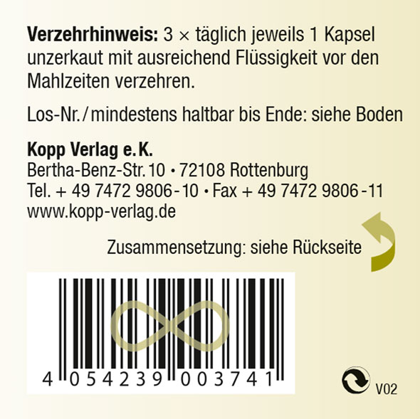 Kopp Vital   Lacto Activ / 90 Kapseln03