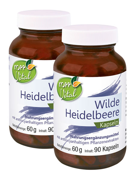 Kopp Vital   Wilde Heidelbeere / 480 mg / 90 Kapseln