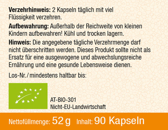 Kopp Vital   Bio-Camu-Camu / 500 mg / 90 Kapseln03