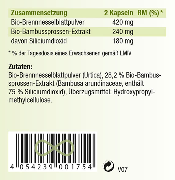 Kopp Vital   Bio-Bambus Silicium / 120 Kapseln02