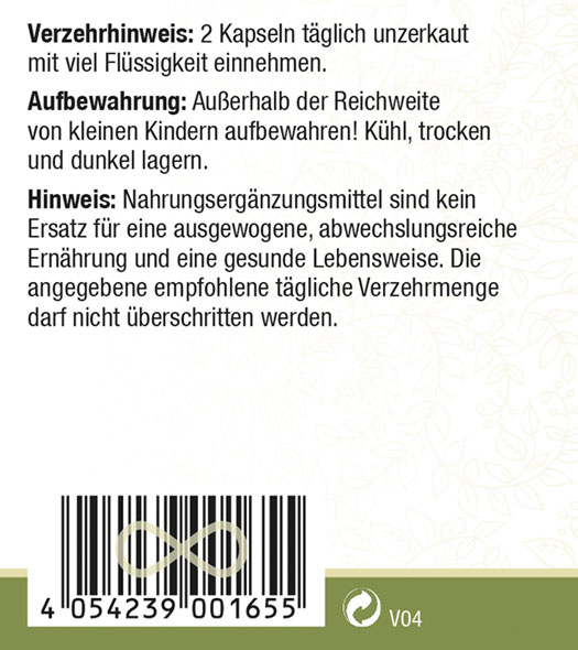 Kopp Vital   Adaptogen Ashwagandha (Schlafbeere) / 500 mg / 150 Kapseln03