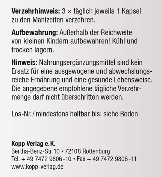 Kopp Vital   Eisen Dual Plus / 13 mg / 90 Kapseln03