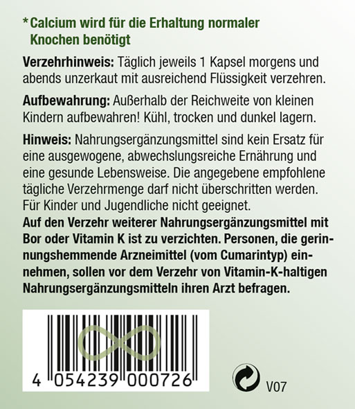 Kopp Vital   Knochenkraft / 120 Kapseln03