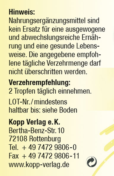 Kopp Vital   Vitamin B12 Tropfen / 20 g / 30 ml02