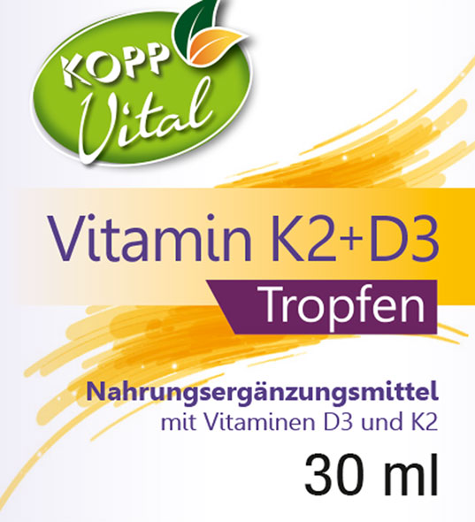 Kopp Vital   Vitamin K2 + D3 Tropfen / 30 ml01