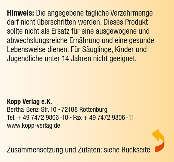 Kopp Vital   Astaxanthin / 8 mg / 90 Kapseln03