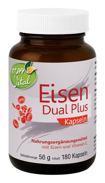 Kopp Vital� Eisen Dual Plus / 20 mg / 180 Kapseln
