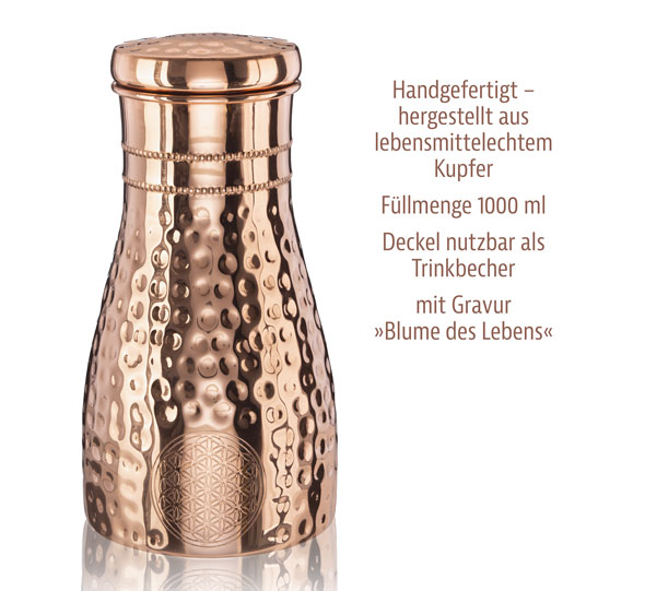 Kupferkanne �Blume des Lebens�01