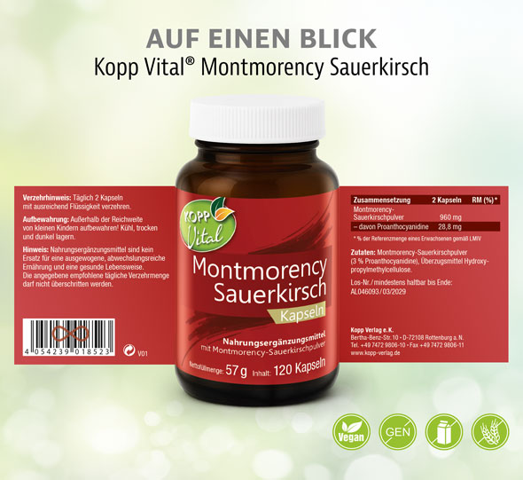 Kopp Vital� Montmorency Sauerkirsch / 120 Kapseln02