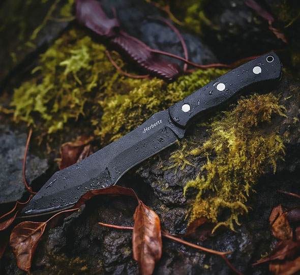 Bushcraft-Messer Waldfels D2