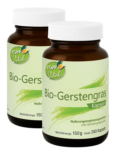Kopp Vital � Bio-Gerstengras / 500 mg / 240 Kapseln