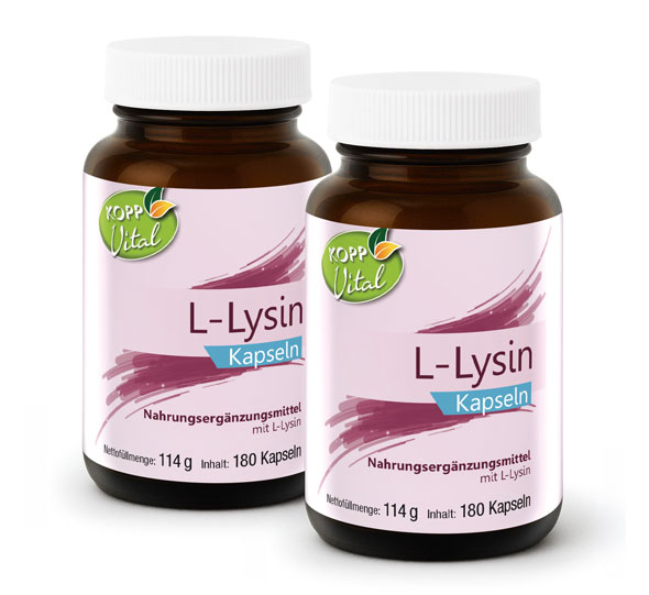 Kopp Vital� L-Lysin / 400 mg / 180 Kapseln