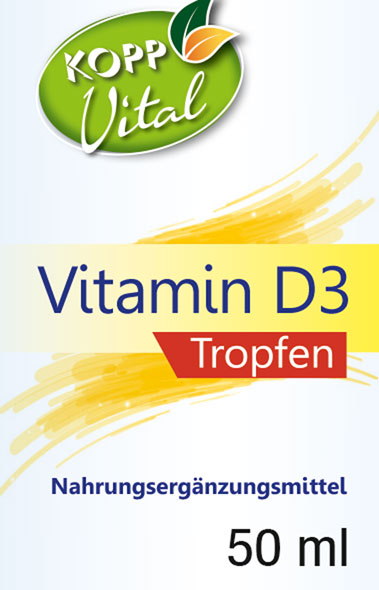 Kopp Vital� Vitamin D3 Tropfen / 2500&nbsp;IE / 50 ml01