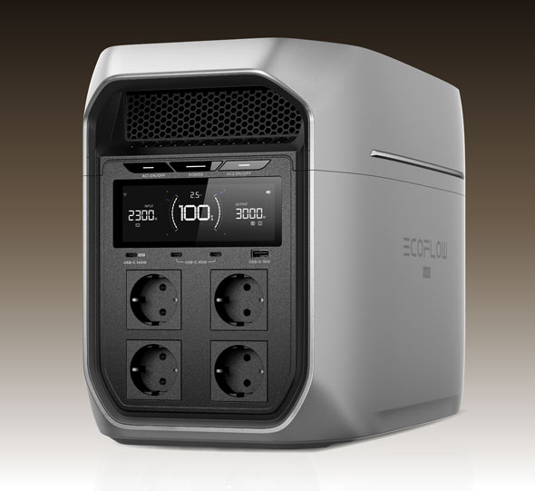 EcoFlow DELTA 3 Max Plus Powerstation 2048 Wh ohne Solarpanel