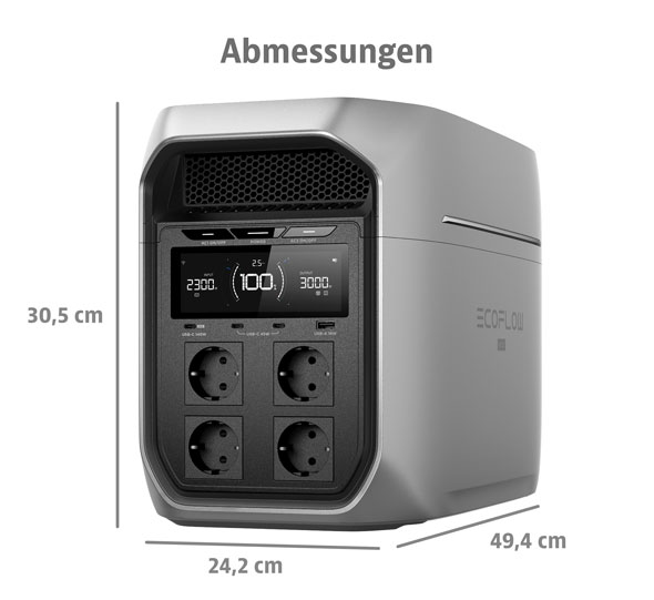 EcoFlow DELTA 3 Max Plus Powerstation 2048 Wh ohne Solarpanel07