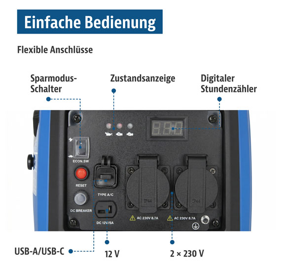 Hyundai-Stromgenerator HY2300Si D04