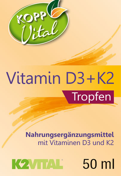 Kopp Vital �  Vitamin&nbsp;D3 +&nbsp;K2 Tropfen / 1000 IE / 20&nbsp;�g /&nbsp;50 ml / MK-7 / all-trans01