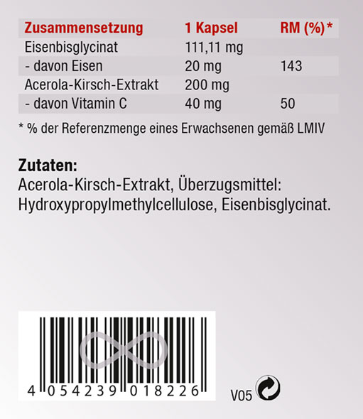 Kopp Vital� Eisen Dual Plus / 20 mg / 180 Kapseln02