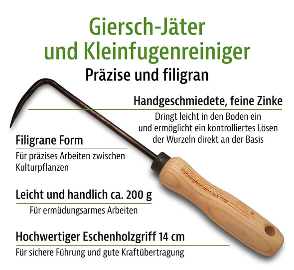 Krumpholz Giersch-J�ter und Kleinfugenreiniger mit Eschengriff01