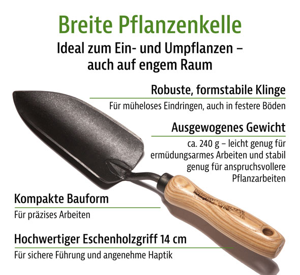 Krumpholz Pflanzenkelle mit Eschengriff01
