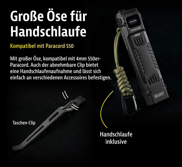 Nitecore NC-EDC29 Taschenlampe10