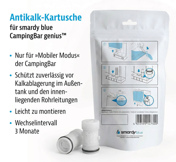 CLEARYX Antikalk Kartusche - CampingBar genius01