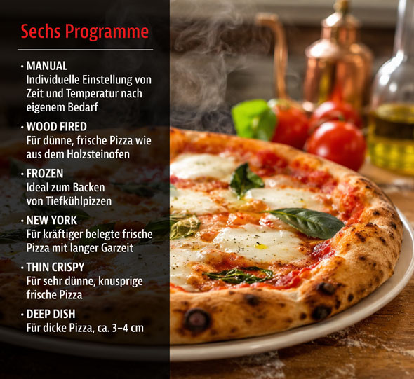 Kopp Edelstahl-Pizzaofen mit rotierendem Pizzastein04
