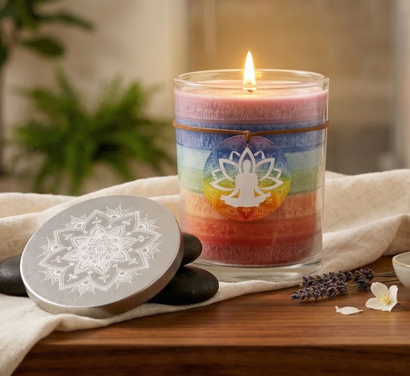 Duftkerze »Chakra« im Glas