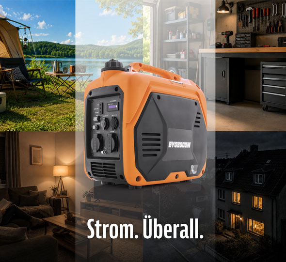 Notstromgenerator 2100 Watt mit Digital Display05