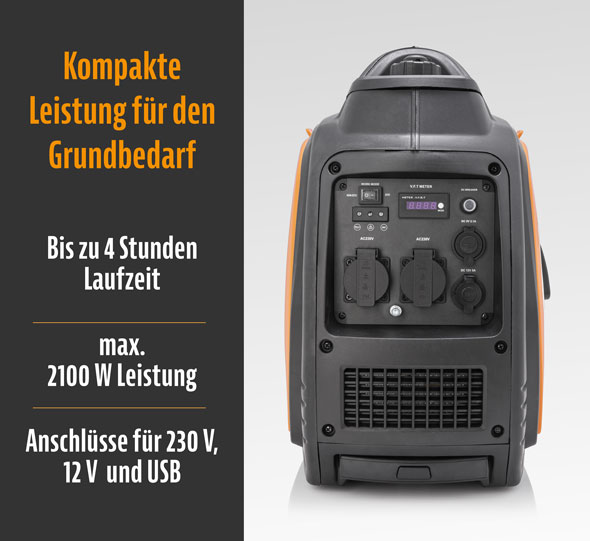 Notstromgenerator 3500 Watt mit Rollen01