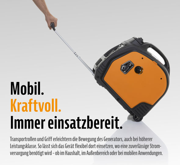 Notstromgenerator 3500 Watt mit Rollen03