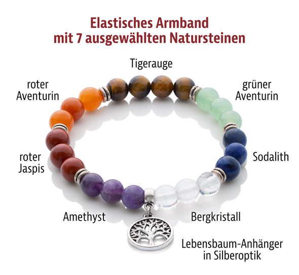 Edelstein-Armband �Chakra�01