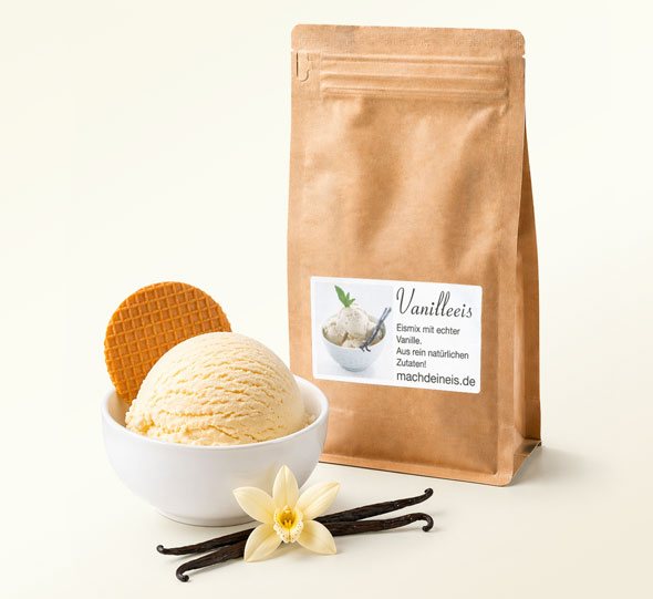 Eismischung f�r cremigen Eisgenuss