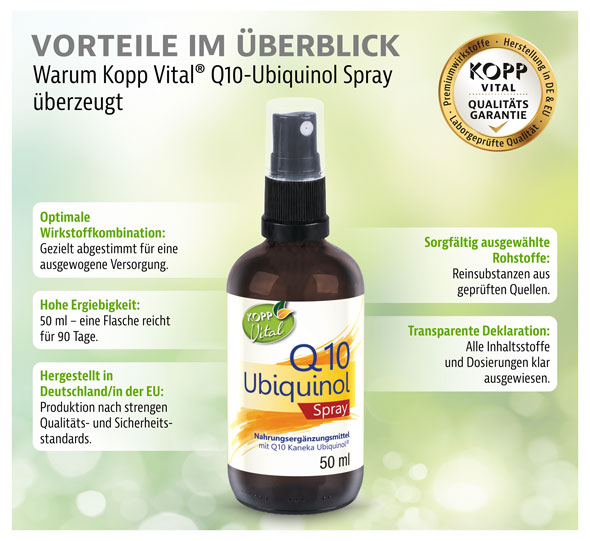 Kopp Vital� Q10-Ubiquinol Spray / 30 mg / 50 ml01