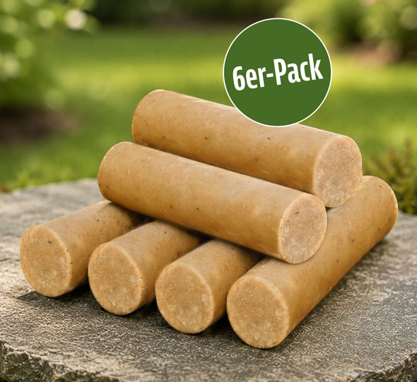 6er-Pack Premium Meisenstangen aus Insektenfett