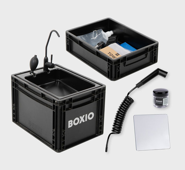 BOXIO WASH MAX +Waschbecken und Filter-System09