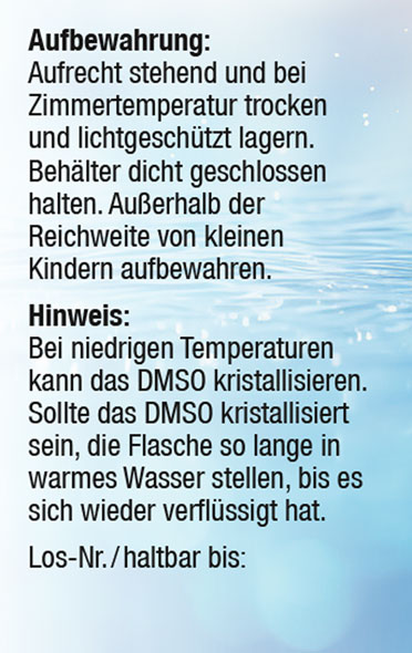 Kopp DMSO 15-prozentig in Natriumchloridl�sung 30 ml / 99,9% rein / Ph. Eur. / Pipettenflasche02