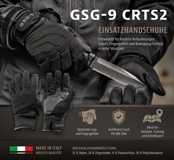 Einsatzhandschuhe GSG-9 CRTS202