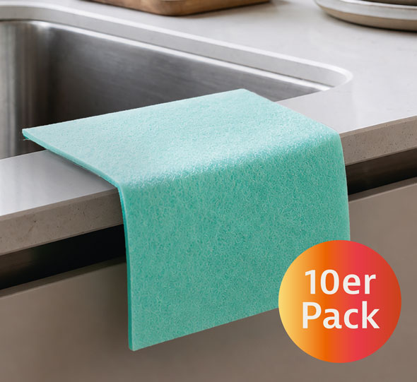 10er-Pack Uni Sapon �ko Schwammtuch kompostierbar