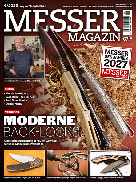 Messer Magazin Ausgabe 4/2026 August/September