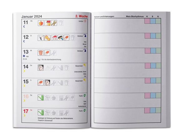 Das Mondjahr 2027 - Der farbige Taschenkalender02