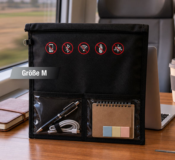 Faraday-Schutztasche f�r Mobilger�te mit Signalabschirmung