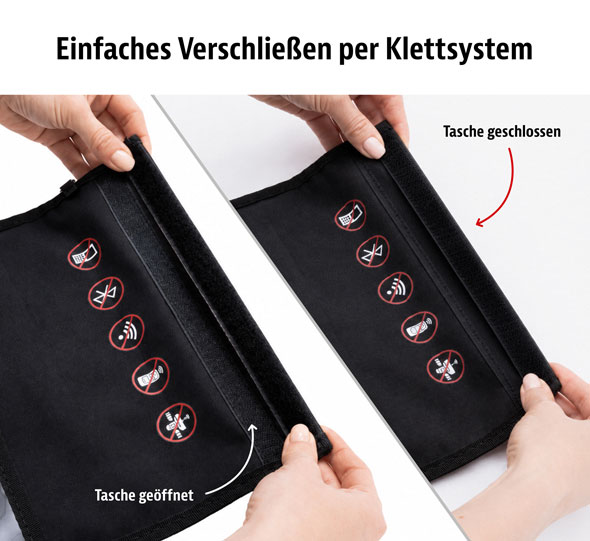 Faraday-Schutztasche f�r Mobilger�te mit Signalabschirmung04