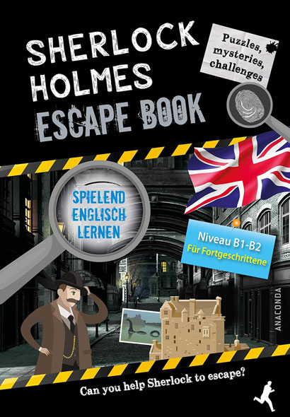 Sherlock Holmes Escape Book. Spielend Englisch lernen - für Fortgeschrittene Sprachniveau B1-B2 - Mängelartikel